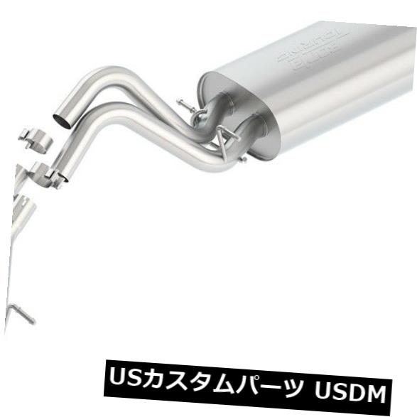 輸入マフラー Borla 140559ツーリングキャットバックエキゾーストシステムは15-20エスカレードユーコンに適合 Borla 140559 Touring Cat-Back Exhaust System Fits 15-20 Escalade Yukon 【並行輸入品】