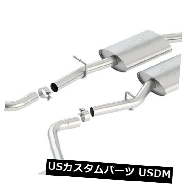 輸入マフラー Borla 140650 ATAK Cat-Back Exhaust System Fits 15-19 Challenger Borla 140650 ATAK Cat-Back Exhaust System Fits 15-19 Challenger 【並行輸入品】