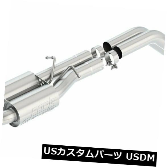 輸入マフラー Borla 06-09ジープグランドチェロキーSRT8 Sタイプキャットバックエキゾースト Borla 06-09 Jeep Grand Cherokee SRT8 S-Type Catback Exhaust 【並行輸入品】