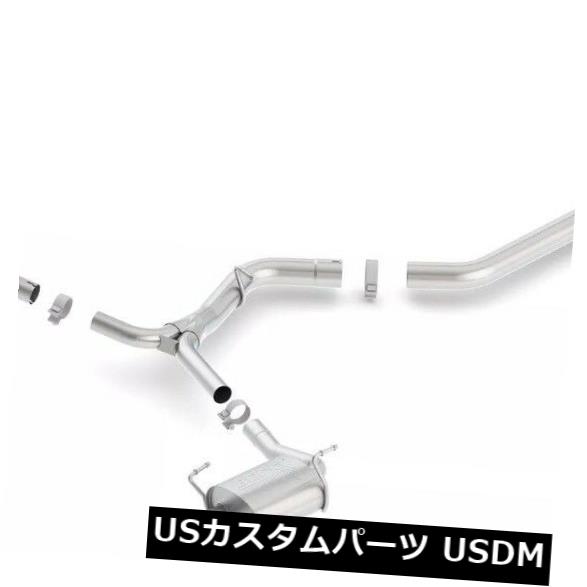 輸入マフラー Borla 140595 ATAK Cat-Back Exhaust System Fits 15-18 WRX WRX STI Borla 140595 ATAK Cat-Back Exhaust System Fits 15-18 WRX WRX STI 【並行輸入品】
