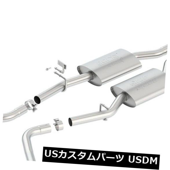 輸入マフラー Borla 140686 ATAK Cat-Back Exhaust System Fits 15-19 300 Charger Borla 140686 ATAK Cat-Back Exhaust System Fits 15-19 300 Charger 【並行輸入品】