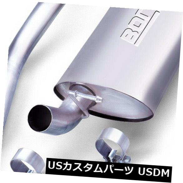 輸入マフラー Borla 14728ツーリングキャットバックエキゾーストシステムは97-99 TJラングラーに適合 Borla 14728 Touring Cat-Back Exhaust System Fits 97-99 TJ Wrangler 【並行輸入品】