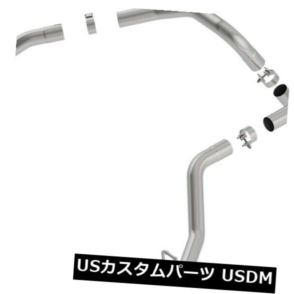 輸入マフラー Borla 140758ツーリングキャットバックエキゾーストシステムは19 1500に適合 Borla 140758 Touring Cat-Back Exhaust System Fits 19 1500 【並行輸入品】