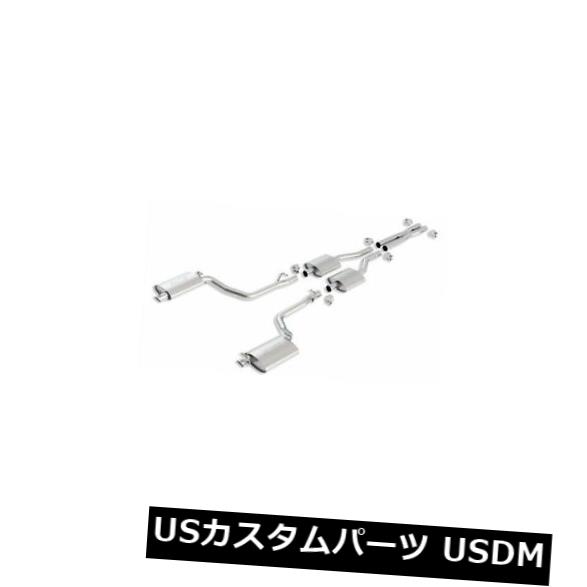 輸入マフラー 2011-2014ダッジチャージャー/クライスラー300用Borla 140443 Sタイプキャットバックエキゾースト Borla 140443 S-Type Cat-Back Exhaust for 2011-2014 Dodge Charger / Chrysler 300 【並行輸入品】