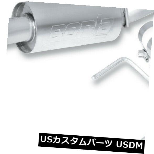 輸入マフラー Borla 11784アクスルバックエキゾーストシステムは10個のマスタングに適合 Borla 11784 Axle-Back Exhaust System Fits 10 Mustang 【並行輸入品】
