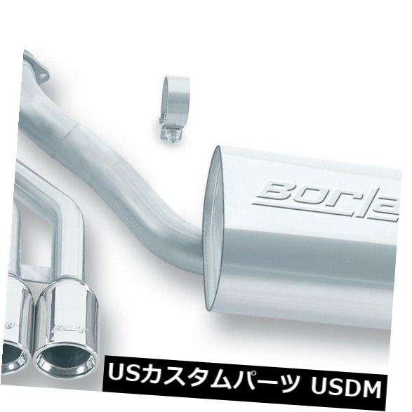 輸入マフラー Borla 140034 Sタイプキャットバックエキゾーストシステムは01-06 M3に適合 Borla 140034 S-Type Cat-Back Exhaust System Fits 01-06 M3 【並行輸入品】