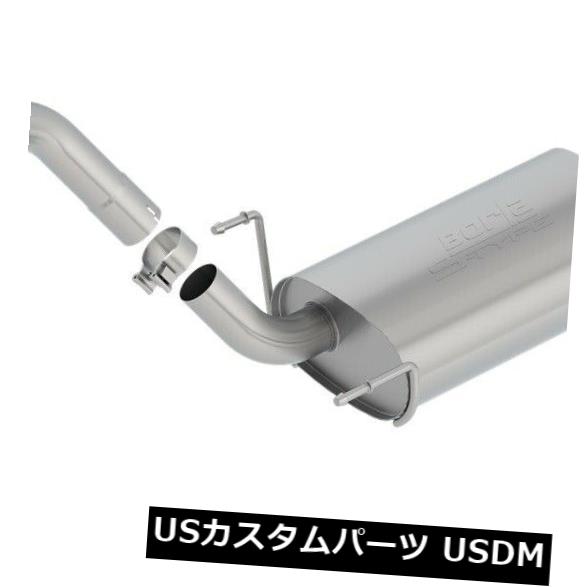 輸入マフラー Borla 140760 Sタイプキャットバックエキゾーストシステムは10-19 4Runnerに適合 Borla 140760 S-Type Cat-Back Exhaust System Fits 10-19 4Runner 【並行輸入品】