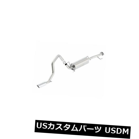 輸入マフラー 10-14 FJクルーザーダートスポーツ4.0L 4Dr用Borlaツーリングキャットバックエキゾースト Borla Touring Catback Exhaust for 10-14 FJ Cruiser Dirt Sport 4.0L 4Dr 【並行輸入品】