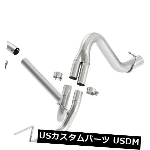 輸入マフラー Borla 140206 Sタイプキャットバックエキゾーストシステムは06-09 Trailblazerに適合 Borla 140206 S-Type Cat-Back Exhaust System Fits 06-09 Trailblazer 【並行輸入品】