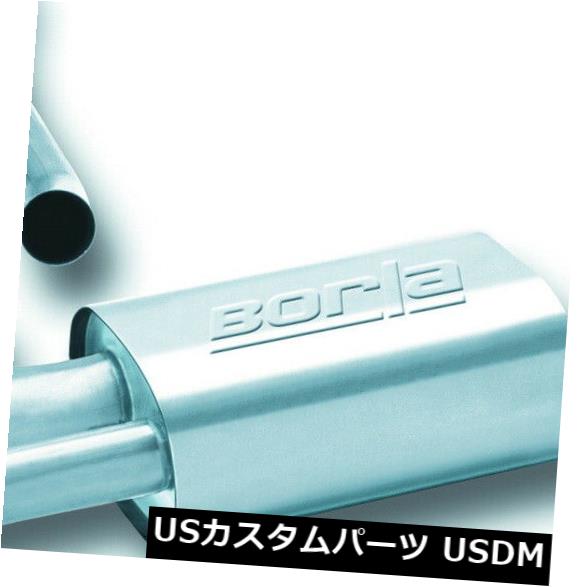 輸入マフラー Borla 14957 Sタイプキャットバックエキゾーストシステムは01-06 TTクワトロに適合 Borla 14957 S-Type Cat-Back Exhaust System Fits 01-06 TT Quattro 【並行輸入品】