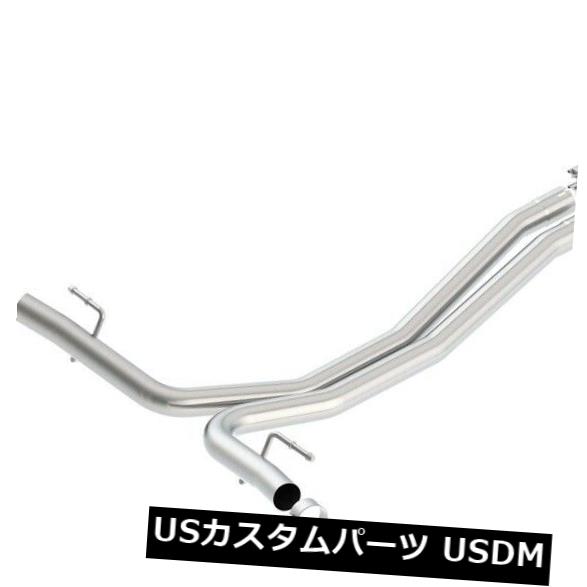 輸入マフラー Borla 140659 Sタイプキャットバックエキゾーストシステムは16-17 Explorerに適合 Borla 140659 S-Type Cat-Back Exhaust System Fits 16-17 Explorer 【並行輸入品】