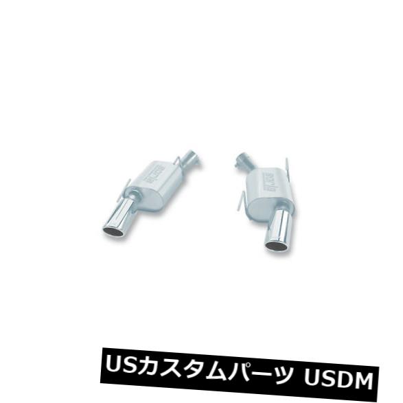 輸入マフラー フォードマスタングGT 2005-2009のBorlaアクスルバックエキゾーストツーリングパート＃11752 Borla Axle-Back Exhaust Touring part # 11752 For Ford Mustang GT 2005-2009 【並行輸入品】