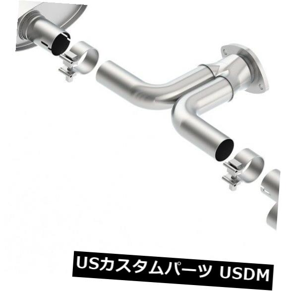 輸入マフラー Borla 11918 Sタイプアクスルバックエキゾーストシステムフィット14-18 3 Borla 11918 S-Type Axle-Back Exhaust System Fits 14-18 3 【並行輸入品】