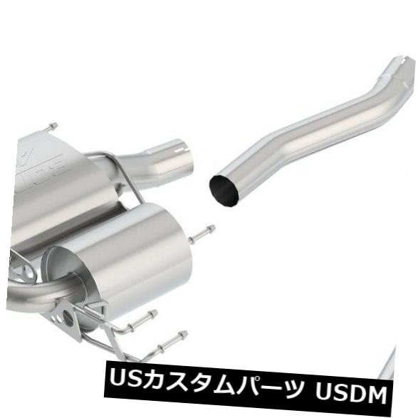 輸入マフラー Borla 140738CB ATAK Cat-Back Exhaust System Fits 17-19 Civic Borla 140738CB ATAK Cat-Back Exhaust System Fits 17-19 Civic 【並行輸入品】|カスタムパーツ WORLD倉庫