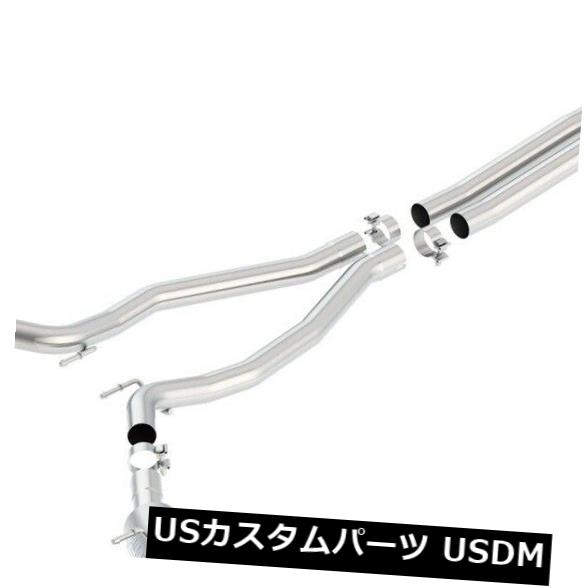 輸入マフラー Borla 140530 Sタイプキャットバックエキゾーストシステムは14-15カマロに適合 Borla 140530 S-Type Cat-Back Exhaust System Fits 14-15 Camaro 【並行輸入品】