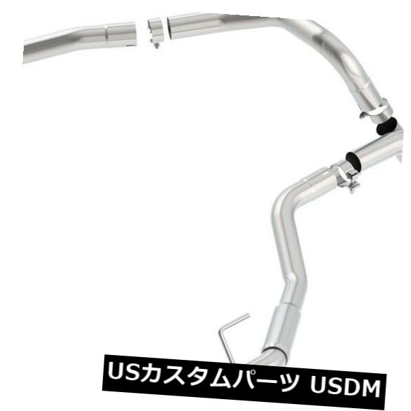 輸入マフラー Borla 140307BC SタイプCat-Backエキゾーストシステムは1500 1500 Classic Ram 1500に適合 Borla 140307BC S-Type Cat-Back Exhaust System Fits 1500 1500 Classic Ram 1500 【並行輸入品】｜カスタムパーツ WORLD倉庫