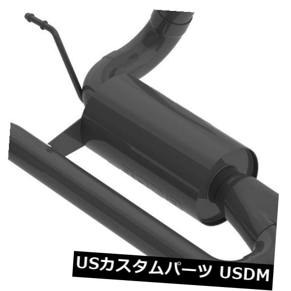 輸入マフラー Borla 11956CB Sタイプアクスルバックエキゾーストシステムは18-20ラングラー（JL）に適合 Borla 11956CB S-Type Axle-Back Exhaust System Fits 18-20 Wrangler (JL) 【並行輸入品】