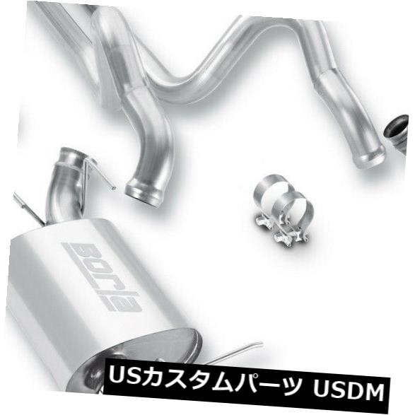 輸入マフラー Borla 140372 ATAK Cat-Back Exhaust System Fits 11-12 Mustang Borla 140372 ATAK Cat-Back Exhaust System Fits 11-12 Mustang 【並行輸入品】