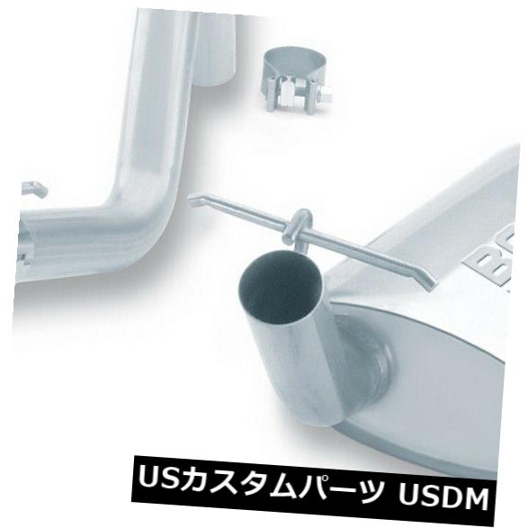 輸入マフラー Borla 14364ツーリングキャットバックエキゾーストシステムは91-95ラングラーに適合 Borla 14364 Touring Cat-Back Exhaust System Fits 91-95 Wrangler 【並行輸入品】