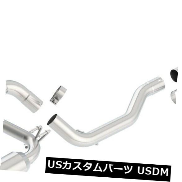 輸入マフラー Borla 140285 Sタイプキャットバックエキゾーストシステムは08-15ランサーに適合 Borla 140285 S-Type Cat-Back Exhaust System Fits 08-15 Lancer 【並行輸入品】|カスタムパーツ WORLD倉庫