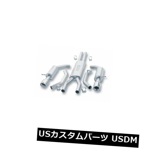 輸入マフラー 2002 Ford Thunderbird 3.9L V8 RWD＃140008のBorlaアクスルバックエキゾーストツーリング Borla Axle-Back Exhaust Touring For 2002 Ford Thunderbird 3.9L V8 RWD #140008 【並行輸入品】