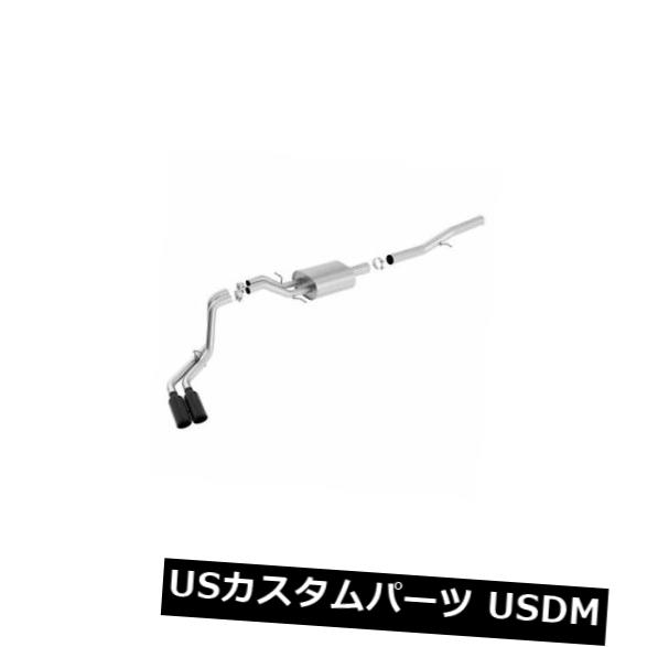 輸入マフラー Borla 140576BC-Sタイプシングルキャットバックエキゾーストシステム（デュアルサイドエグジット） Borla 140576BC - S-Type Single Cat-Back Exhaust System (Dual Side Exit) 【並行輸入品】 239,729円