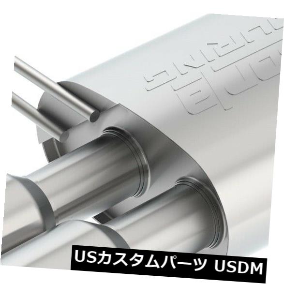 輸入マフラー Borla 11914ツーリングアクスルバックエキゾーストシステムは14-19クーパーに適合 Borla 11914 Touring Axle-Back Exhaust System Fits 14-19 Cooper 【並行輸入品】
