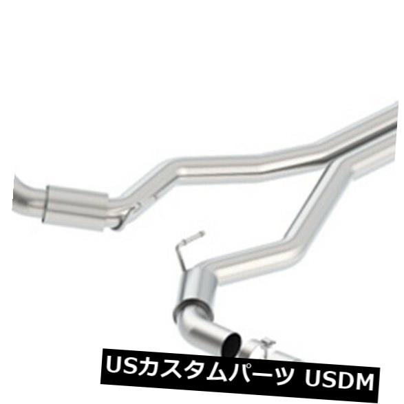 輸入マフラー Borla 140745 Sタイプキャットバックエキゾーストシステムは18-19マスタングに適合 Borla 140745 S-Type Cat-Back Exhaust System Fits 18-19 Mustang 【並行輸入品】
