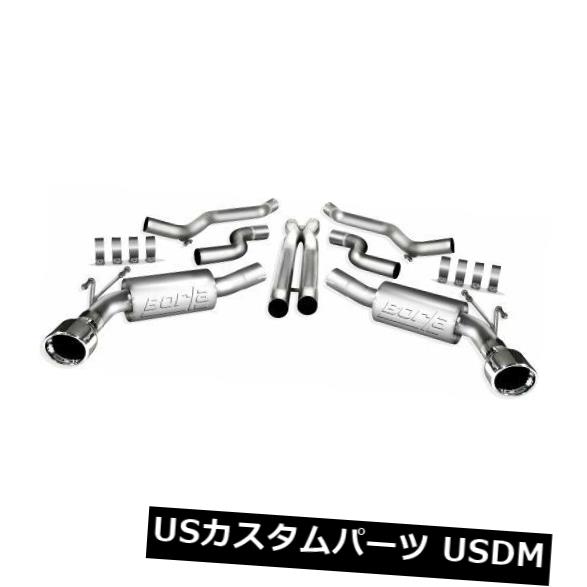 輸入マフラー Borla S-Typeキャットバックエキゾーストシステム2010+ CHEVY CHEVROLET CAMARO SS 6.2L V8 Borla S-TYPE CATBACK EXHAUST SYSTEM 2010+ CHEVY CHEVROLET CAMARO SS 6.2L V8 【並行輸入品】