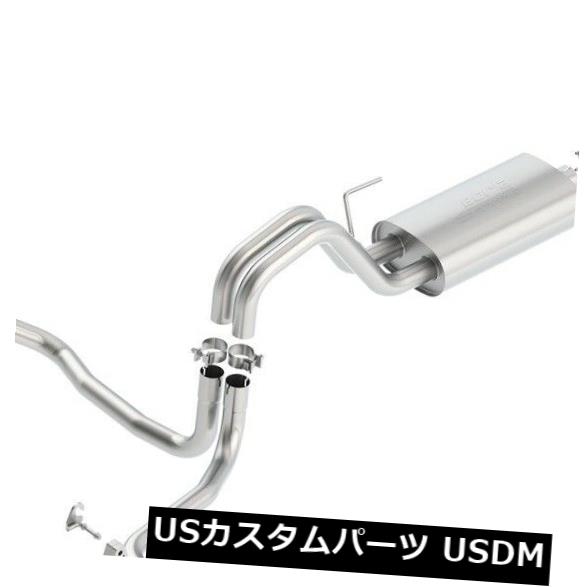 輸入マフラー Borla 140615 Sタイプキャットバックエキゾーストシステムは15-19 F-150に適合 Borla 140615 S-Type Cat-Back Exhaust System Fits 15-19 F-150 【並行輸入品】｜カスタムパーツ WORLD倉庫 231,116円