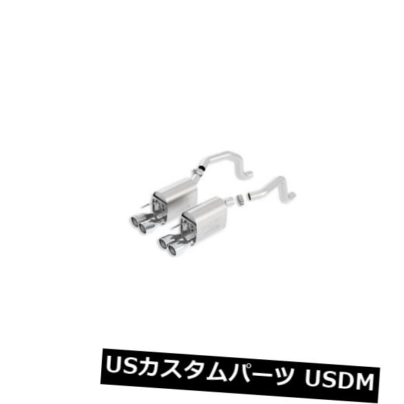 輸入マフラー 09-13コルベットC6 6.2L V8 RWD＃11812用BorlaアクスルバックエキゾーストATAK Borla Axle-Back Exhaust ATAK For 09-13 Corvette C6 6.2L V8 RWD #11812 【並行輸入品】