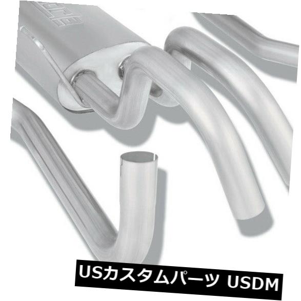 輸入マフラー Borla 140291 Sタイプキャットバックエキゾーストシステムは09-10 F-150に適合 Borla 140291 S-Type Cat-Back Exhaust System Fits 09-10 F-150 【並行輸入品】