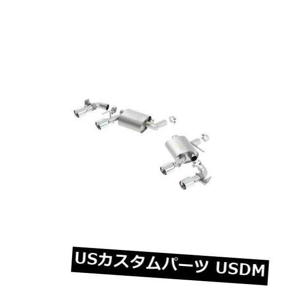 輸入マフラー 16-18カマロSS 6.2L V8 NPP#11925付きのBorlaアクスルバックエキゾーストATAK Borla Axle-Back Exhaust ATAK For 16-18 Camaro SS 6.2L V8 w/ NPP #11925 【並行輸入品】|カスタムパーツ WORLD倉庫