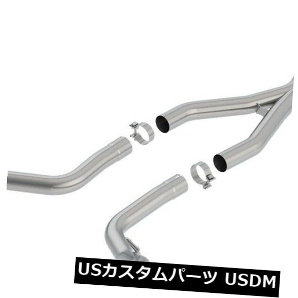 輸入マフラー Borla 140755 Sタイプキャットバックエキゾーストシステムは18-19グランドチェロキーに適合 Borla 140755 S-Type Cat-Back Exhaust System Fits 18-19 Grand Cherokee 【並行輸入品】