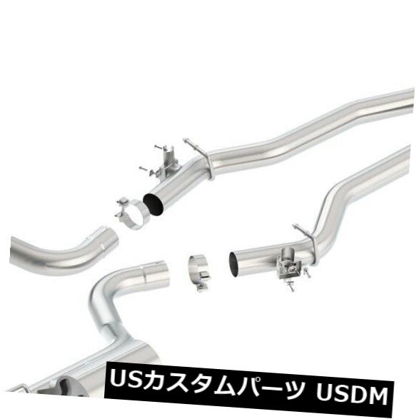 輸入マフラー Borla 140669 ATAK Cat-Back Exhaust System Fits 15-19 Charger Borla 140669 ATAK Cat-Back Exhaust System Fits 15-19 Charger 【並行輸入品】