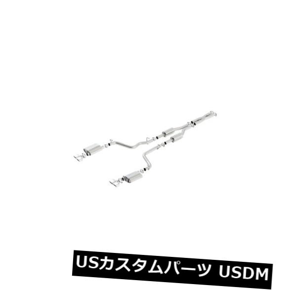 輸入マフラー Borla Cat-Back？ チャレンジャーR / T 2009-2014の排気ATAKパート番号140708 Borla Cat-Back? Exhaust ATAK? part # 140708 for Challenger R/T 2009-2014 【並行輸入品】