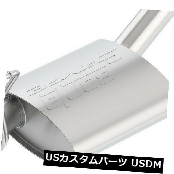 輸入マフラー Borla 11828 Sタイプアクスルバックエキゾーストシステムは12-15シビックに適合 Borla 11828 S-Type Axle-Back Exhaust System Fits 12-15 Civic 【並行輸入品】