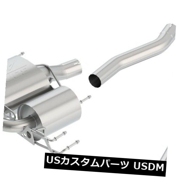 輸入マフラー Borla 140738CB ATAK Cat-Back Exhaust System Fits 17-19 Civic Borla 140738CB ATAK Cat-Back Exhaust System Fits 17-19 Civic 【並行輸入品】