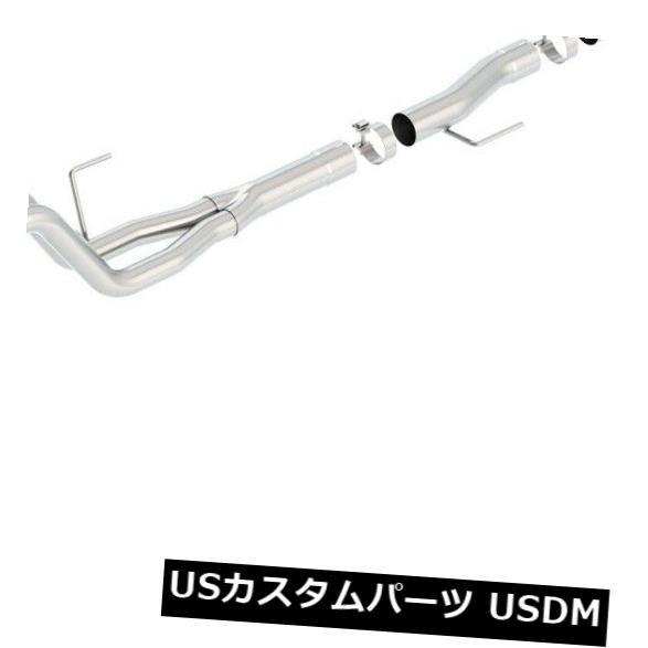 輸入マフラー Borla 140619 ATAKキャットバックエキゾーストシステムは、フォード15-18 F-150に適合 Borla 140619 ATAK Cat-Back Exhaust System Fits Ford 15-18 F-150 【並行輸入品】