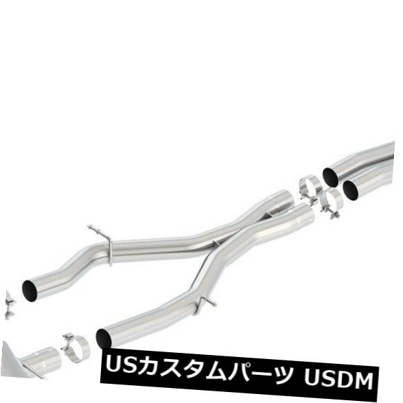 輸入マフラー Borla 140689 Sタイプキャットバックエキゾーストシステムは16-20カマロに適合 Borla 140689 S-Type Cat-Back Exhaust System Fits 16-20 Camaro 【並行輸入品】