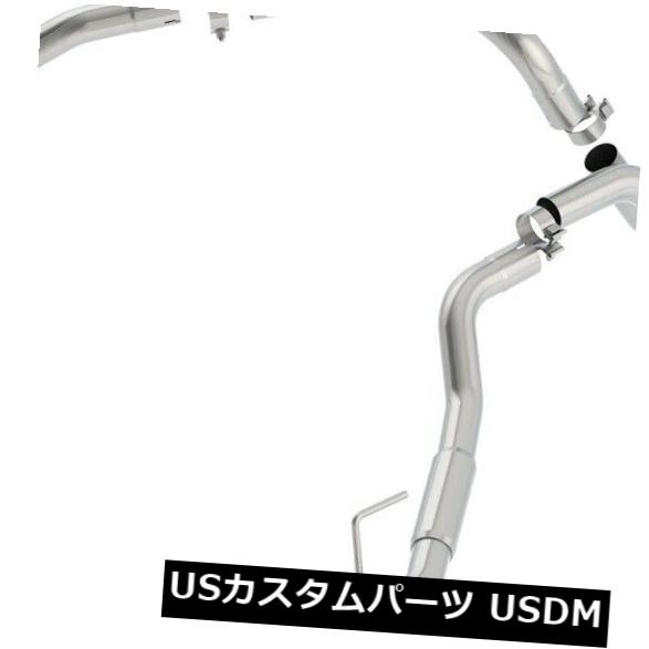 輸入マフラー Borla 140308 SタイプCat-Backエキゾーストシステムは09-19 1500 Ram 1500に適合 Borla 140308 S-Type Cat-Back Exhaust System Fits 09-19 1500 Ram 1500 【並行輸入品】