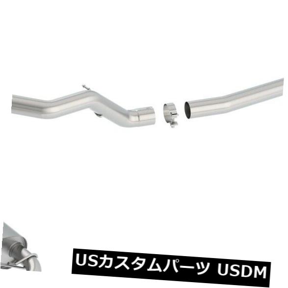 輸入マフラー Borla 140702 Sタイプキャットバックエキゾーストシステムは16-18フォーカスに適合 Borla 140702 S-Type Cat-Back Exhaust System Fits 16-18 Focus 【並行輸入品】