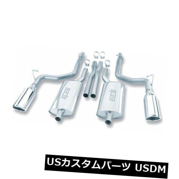 輸入マフラー 05-10クライスラー300 /マグナム/チャ用ボーラデュアル2.5インチSSキャットバックエキゾースト rger SRT-8 Borla Dual 2.5" SS Cat-Back Exhaust for 05-10 Chrysler 300/Magnum/Charger SRT-8 【並行輸入品】｜カスタムパーツ WORLD倉庫 228,910円