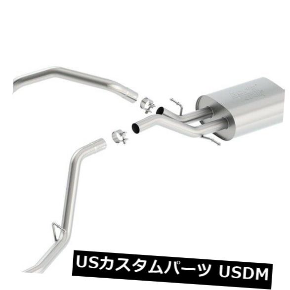 輸入マフラー Borla 140540 ATAK Cat-Back Exhaust System Fits GMC Chevy 14-18 Sierra 1500 Borla 140540 ATAK Cat-Back Exhaust System Fits GMC Chevy 14-18 Sierra 1500 【並行輸入品】