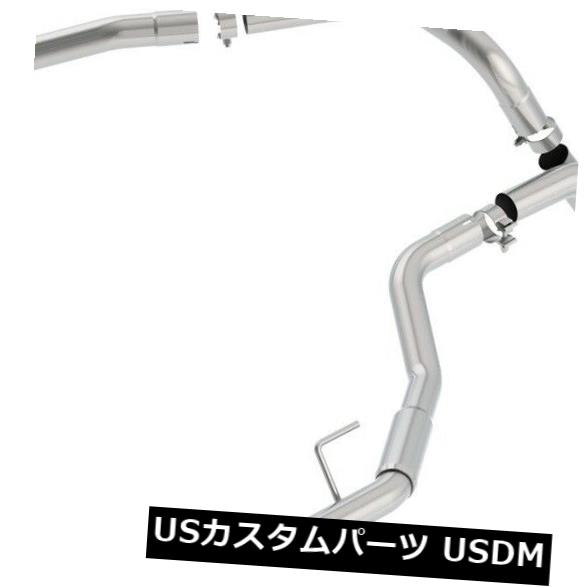 輸入マフラー Borla 140307 Sタイプキャットバックエキゾーストシステムは1500 1500 Classic Ram 1500に適合 Borla 140307 S-Type Cat-Back Exhaust System Fits 1500 1500 Classic Ram 1500 【並行輸入品】