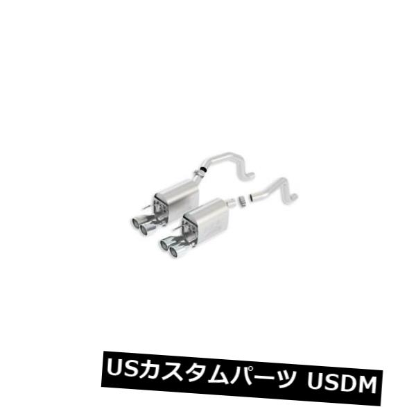 輸入マフラー 09-13コルベットC6 6.2L V8 RWD＃11812用BorlaアクスルバックエキゾーストATAK Borla Axle-Back Exhaust ATAK For 09-13 Corvette C6 6.2L V8 RWD #11812 【並行輸入品】
