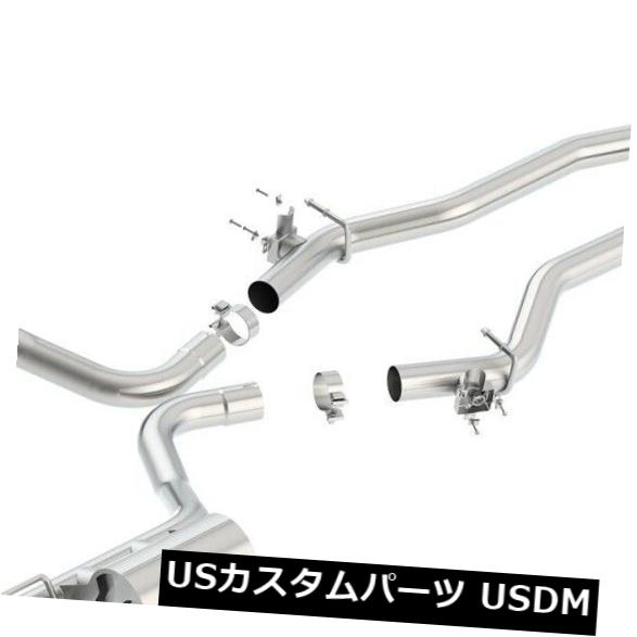 輸入マフラー Borla 140675 ATAK Cat-Back Exhaust System Fit Dodge 15-18 Charger Borla 140675 ATAK Cat-Back Exhaust System Fits Dodge 15-18 Charger 【並行輸入品】