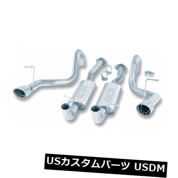 輸入マフラー 1994-1995フォードマスタングGT / SVTコブラV8 5.0LのBorla 14445キャットバックエキゾースト Borla 14445 Cat-Back Exhaust for 1994-1995 Ford Mustang GT/SVT Cobra V8 5.0L 【並行輸入品】|カスタムパーツ WORLD倉庫
