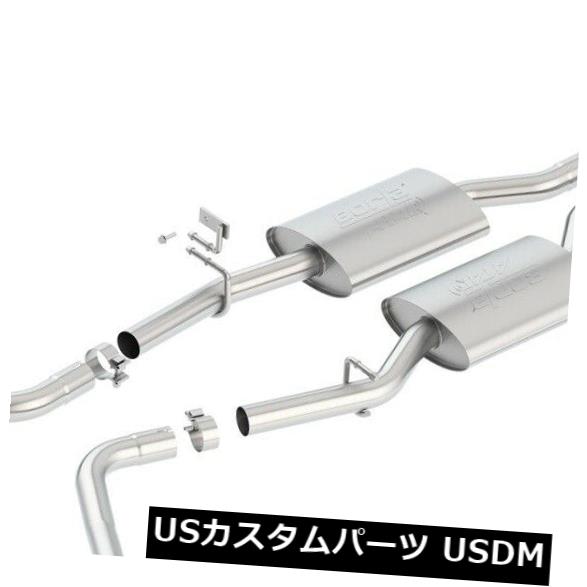 輸入マフラー Borla 140686 ATAK Cat-Back Exhaust System Fits 15-19 300 Charger Borla 140686 ATAK Cat-Back Exhaust System Fits 15-19 300 Charger 【並行輸入品】