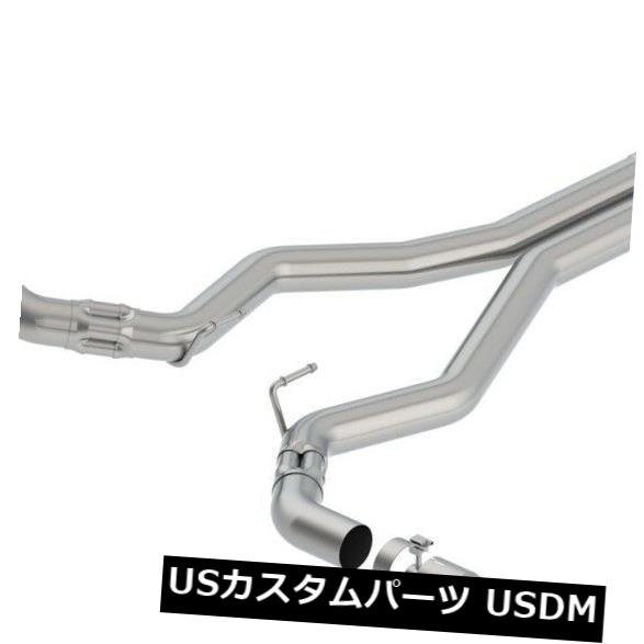 輸入マフラー Borla 140743 ATAKキャットバックエキゾーストシステムは18-19マスタングに適合 Borla 140743 ATAK Cat-Back Exhaust System Fits 18-19 Mustang 【並行輸入品】